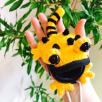 チビカラフルトカゲ小物入れバッグチャーム🐸💕