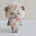 約11cm モフモフふわふわあみぐるみ まだクマさん にっこりフェイス