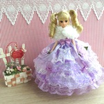 リカちゃん お姫様ドレス 一点物☆ 薄パープル