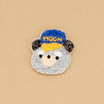 クマのブローチMOONキャップ