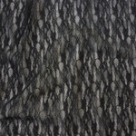 ポリエステル ラッセル レース 生地 【ブラック】120cm×50cm