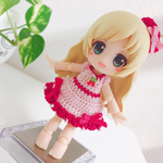 キューポッシュサイズ🍒さくらんぼのワンピースセット🍒