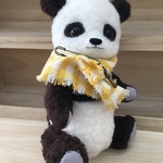 送料無料❣️テディベア風ファニーパンダ🐼ぬいぐるみ