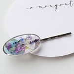 botanical blue＊.hair pin*・.゜