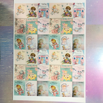 フリーカットシール ♡光沢紙   レトロBaby☆ 1シート♡     