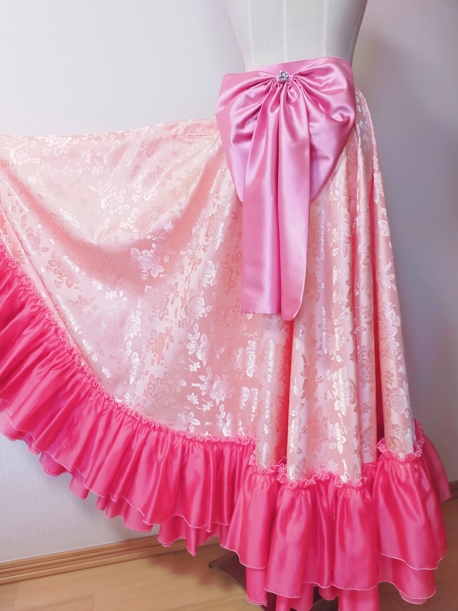 宝塚風 お稽古スカート ダンススカート ハンドメイド - メルカリ