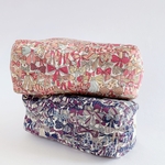 【送料無料】リバティ キルティングポーチ　ジェニーズリボンズ　受注製作品】リバティ　ポーチ