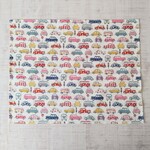 40×50ｃｍランチョンマット（230）カラフル車 白