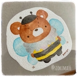 🍀原画 みつばちくまお