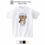 送料無料☆【Tシャツ】スコティッシュだってNo Music No Life 5.6oz Cotton:100%