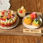 ☆palm miniature☆フルーツシャルロットケーキ＆小さなフルーツスイーツセット