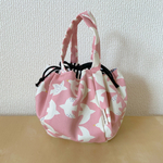 持ち手付きぼうる巾着