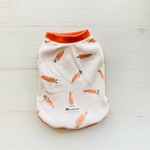 にんじん柄のタンクトップ