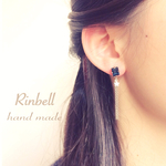 *twilight Swarovski  tassel * ピアス イヤリング Silver 