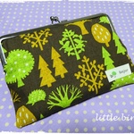 がま口通帳ケース　＊ＴＲＥＥ＊ brown