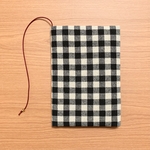 《 四六判》ブックカバー  ハンドメイド  チェック