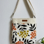 ショルダーバッグ  北欧柄 イエロー