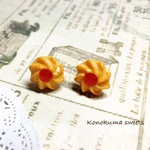 【Y様ご依頼品】いちごジャムクッキーのピアス