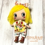 ☆THIERRY☆イーマリーちゃん着せ替えお洋服 どっちも前2 wayサロペット　フラワー、イチゴ