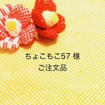 ちょこもこ57 様　専用オーダーページ　二冊用ファスナー仕様御朱印帳ケース《胡蝶に草花》