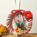 お正月リース❤︎椿  17cm