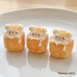 再販🍯くまさんのまるごとハニートースト/ストラップ/小キーホルダー/ネックレス/ミニュアとしても