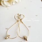 【再販※4】new in✨matgold stoneしずくフープ