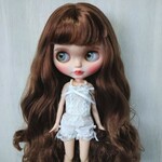 234.※単品※白の編み上げリボンキャミソール※ブライスアウトフィット※1/6ドール服