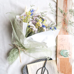 spring yellowpastel bouquet swag　春のパステルブーケ　スワッグ　イエロー