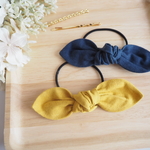 【5color/2size】Hair Knot Cotton&Linen＊再…販