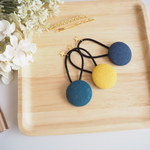 Hair Button Cotton & Linen＊再販