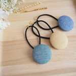 【5color/2size】 Hair Button Color Dungaree