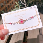  [SALE] ボタニカルブレスレット　誕生石一連 