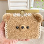 直線口金くまミニ財布