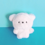 しろいふわふわのいぬ（に）