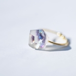 glass jewel ring (にじ) #24