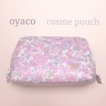 ★年末saleラス1♫綿棒ポケット＆底板付き♡ぱっくり開くコスメポーチ♥輸入ベッツィ ローズビュヴァール
