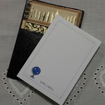  ★お名前入り★　 台付きmy メモ帳(ミニサイズ)　黒色（ステーショナリー・ペン先）