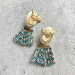 【1点のみ】【chimie】vintage jewelry/樹脂ピアス可能・イヤリング・ピアス