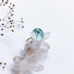 芽吹き アルコールインクアート リング or イヤーカフorペンダント【10mm】
