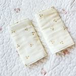エルゴ用《ふわふわよだれカバー》さくらんぼ柄＊ ダブルガーゼ リバーシブル