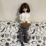 リカちゃん　花柄　ワイドパンツ　リバティプリント