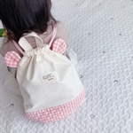 くまみみが可愛いベビーリュック(ピンク)❁⃘*.ﾟ