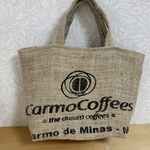送料無料★コーヒー生豆の麻袋リメイクパック　carmoco coffees299