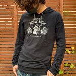 SALE!!再販なし【XL】フード付きロングTシャツ 幻のネイティブ鳥