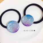 再販★ちいさな宇宙のヘアゴム☆BLUE