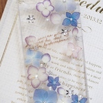 iphone　押し花ケース【pennecottaさまオーダー品 】