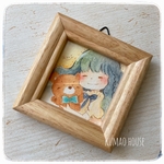 🍀5cmミニ原画｢だいすきだよ｣