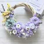 Pale color × aster  * wreath * リース　ギフト　母の日