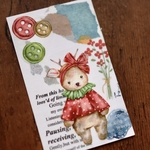 ★4月新入荷★[Sonia] [SO-012] Doll(ドール) PETマスキング  フレークシール（ノーカット約6.5 × 90 cm）